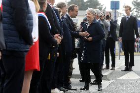 President Macron At D-Day 79th anniversary - Colleville