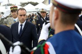 President Macron At D-Day 79th anniversary - Colleville