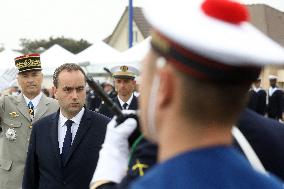 President Macron At D-Day 79th anniversary - Colleville