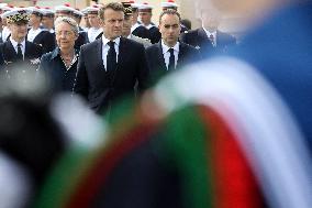 President Macron At D-Day 79th anniversary - Colleville