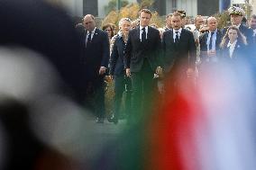 President Macron At D-Day 79th anniversary - Colleville