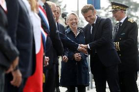 President Macron At D-Day 79th anniversary - Colleville