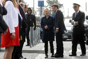 President Macron At D-Day 79th anniversary - Colleville