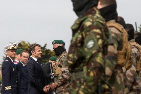 President Macron At D-Day 79th anniversary - Colleville