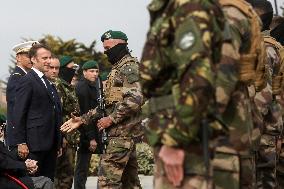 President Macron At D-Day 79th anniversary - Colleville