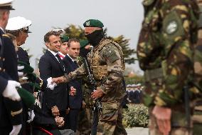 President Macron At D-Day 79th anniversary - Colleville