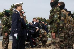 President Macron At D-Day 79th anniversary - Colleville