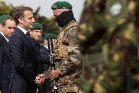 President Macron At D-Day 79th anniversary - Colleville