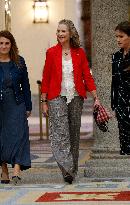 Infante Elena At Children And Youth Painting Contest For Schools Awards - Madrid