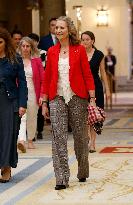 Infante Elena At Children And Youth Painting Contest For Schools Awards - Madrid