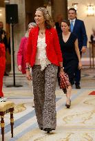 Infante Elena At Children And Youth Painting Contest For Schools Awards - Madrid