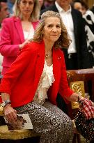 Infante Elena At Children And Youth Painting Contest For Schools Awards - Madrid