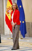 Infante Elena At Children And Youth Painting Contest For Schools Awards - Madrid