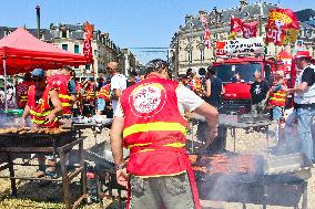 Demonstration Against Pension Reform - Le Mans