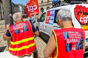 Demonstration Against Pension Reform - Le Mans