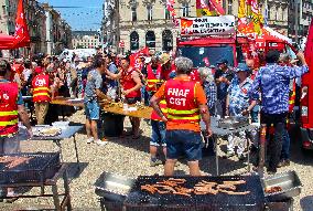 Demonstration Against Pension Reform - Le Mans