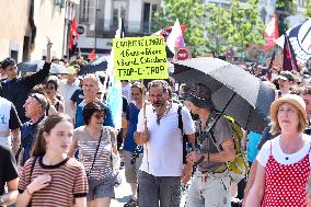 Demonstration Against Pension Reform - Strasbourg