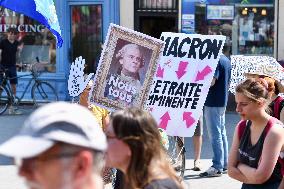 Demonstration Against Pension Reform - Strasbourg