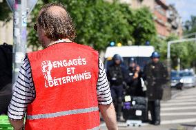 Demonstration Against Pension Reform - Strasbourg