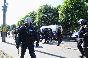 Demonstration Against Pension Reform - Strasbourg