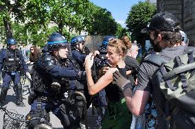 Demonstration Against Pension Reform - Strasbourg