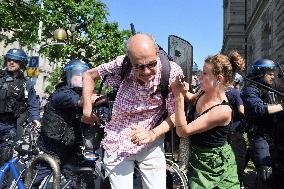 Demonstration Against Pension Reform - Strasbourg