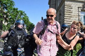 Demonstration Against Pension Reform - Strasbourg