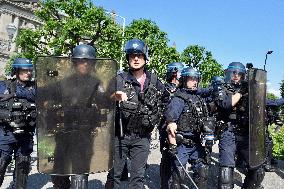 Demonstration Against Pension Reform - Strasbourg