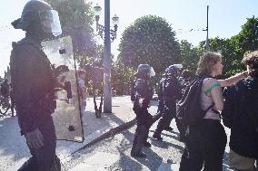 Demonstration Against Pension Reform - Strasbourg