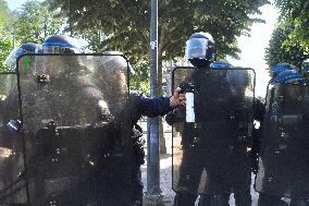 Demonstration Against Pension Reform - Strasbourg