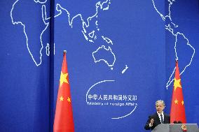 Chinese Foreign Ministry spokesman Wang Wenbin