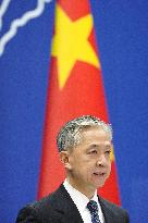 Chinese Foreign Ministry spokesman Wang Wenbin