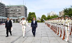 Japan-Sweden defense ministerial talks