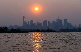 CANADA-TORONTO-WILDFIRE SMOKE-AIR POLLUTION