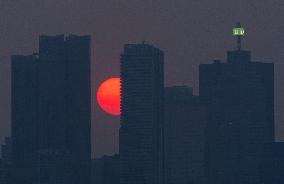 CANADA-TORONTO-WILDFIRE SMOKE-AIR POLLUTION