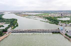 CHINA-INNER MONGOLIA-BAYANNUR-SANSHENGGONG-AERIAL VIEWS (CN)