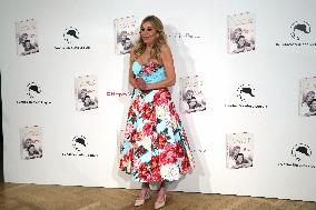 Ana Obregón presents her book 'El chico de las musarañas'.