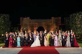 Group Photo of Royals Attending Jordans Crown Princes Wedding - Amman