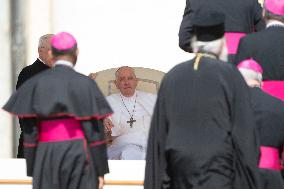 Pope Francis Weekly General Audience - Vatican