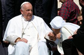 Pope Francis Weekly General Audience - Vatican