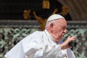 Pope Francis Weekly General Audience - Vatican