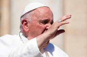Pope Francis Weekly General Audience - Vatican