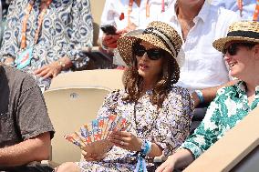 Roland Garros 2023 - Celebrities In The Stands - Day 11 NB