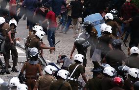 University Students Protest In Colombo