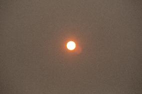 Wildfire Smoke Creates Hazy Sun And Prompts Health Alerts In Albany, NY