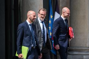 Council Of Ministers At Elysee Palace