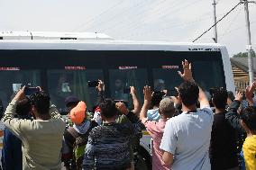 Kashmiri Muslims Leave For Annual Hajj Pilgrimage