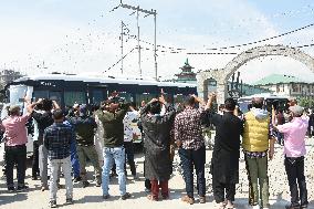 Kashmiri Muslims Leave For Annual Hajj Pilgrimage