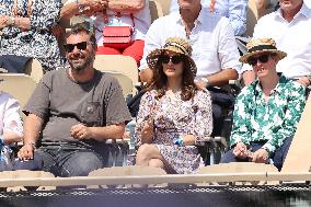 Roland Garros 2023 - Celebrities In The Stands - Day 11 NB