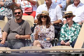 Roland Garros 2023 - Celebrities In The Stands - Day 11 NB